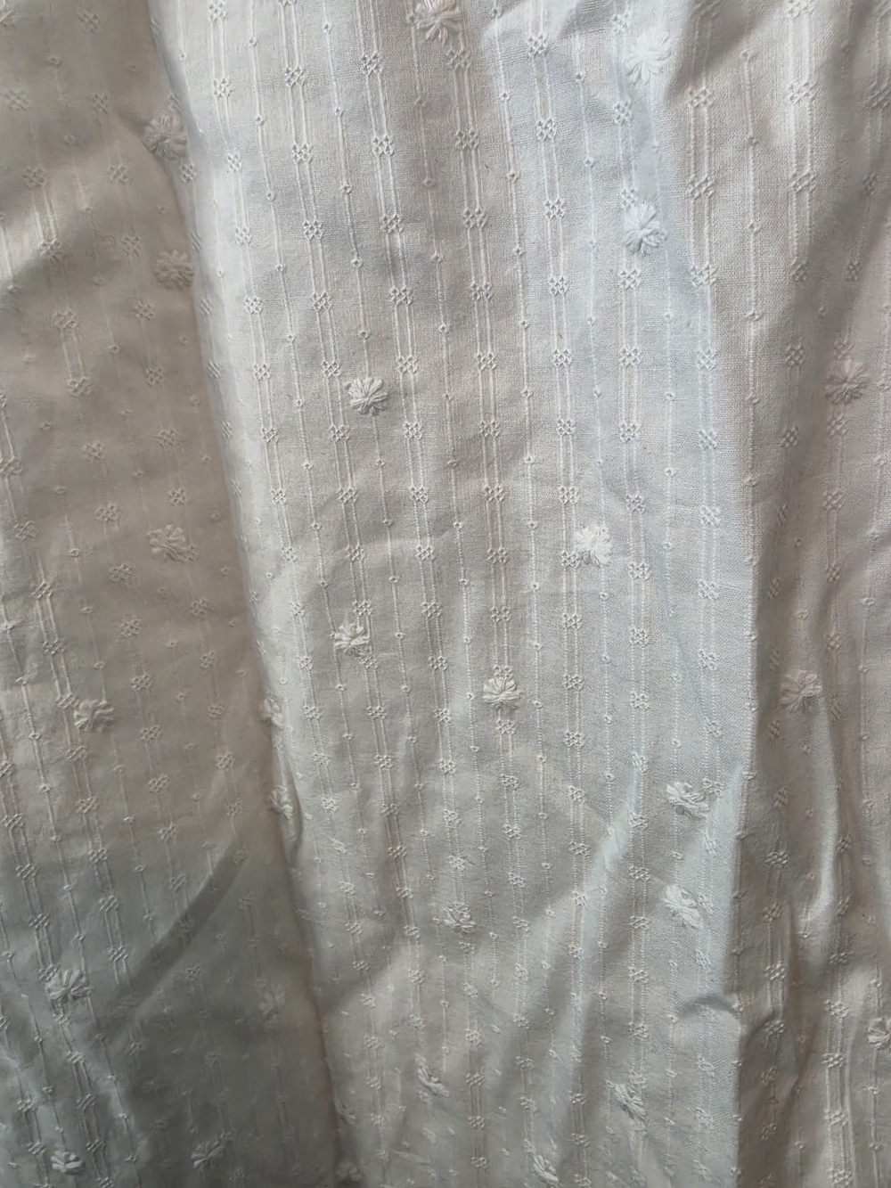 wild fable White Eyelet Cotton Embroidered A-line Mini Dress Size Large NWT - Picture 5 of 9
